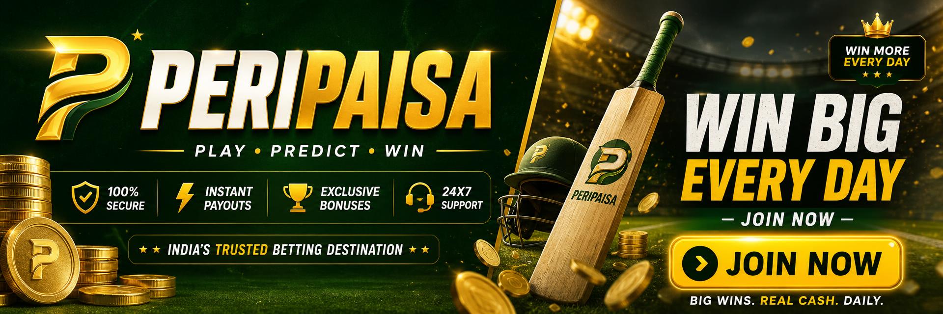 Peripaisa — India's trusted betting brand. Play, predict, win.